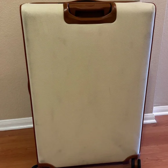 BRIC’S Firenze Designer Luggage – 32” Large Spinner Cream Color, USED - Picture 6 of 15